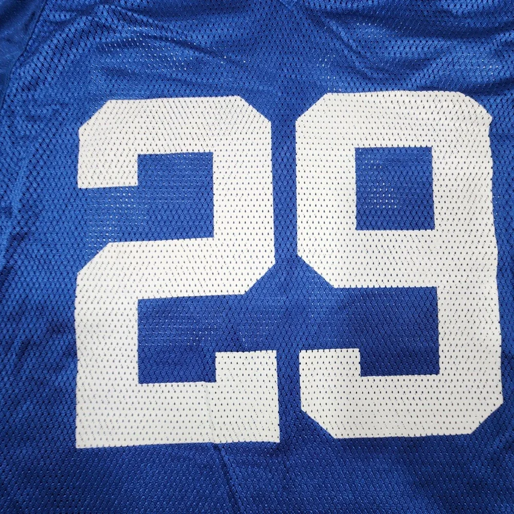 Reebok Indianapolis Colts Joseph Addai #29 Jersey Men Large Blue Mesh Football